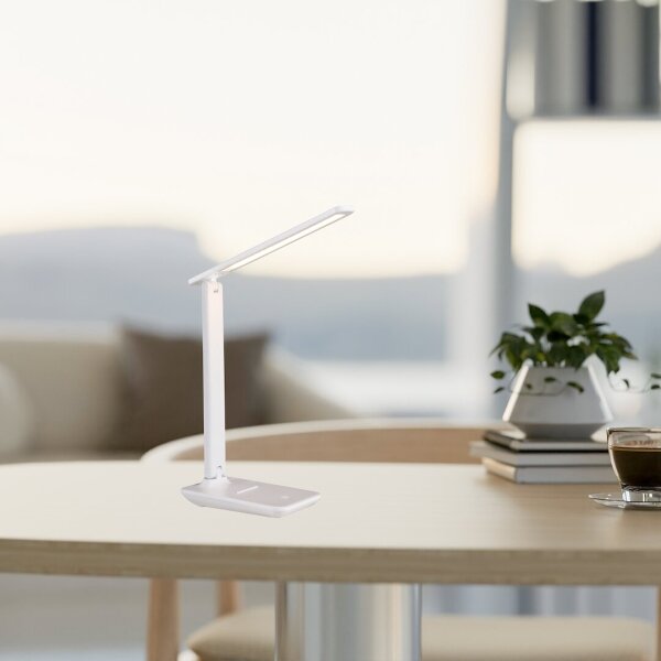 LED Stmievateľná stolná lampa POST LED/5W/5V 3000-6500K biela