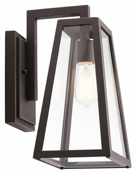 Kichler KL-DELISON-M-RZ - Vonkajšie nástenné svietidlo DELISON 1xE27/60W/230V IP44