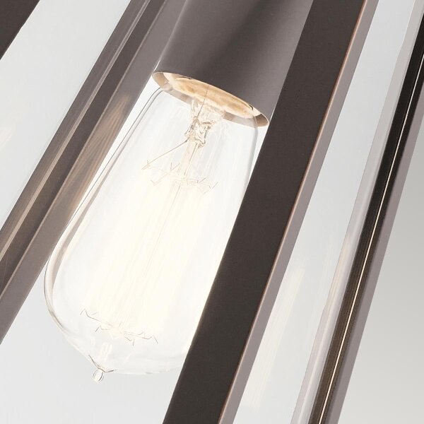 Kichler KL-DELISON-M-RZ - Vonkajšie nástenné svietidlo DELISON 1xE27/60W/230V IP44