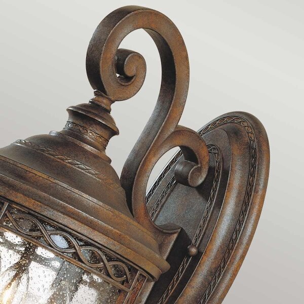 Feiss FE-EB2-M-BRB-Vonkajšie nástenné svietidlo ENGLISH BRIDLE 3xE14/60W/230V IP44