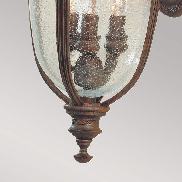 Feiss FE-EB2-M-BRB-Vonkajšie nástenné svietidlo ENGLISH BRIDLE 3xE14/60W/230V IP44