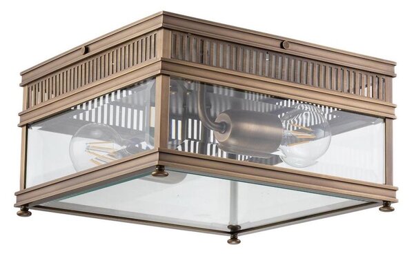 Elstead HOLBORN-F-DB - Vonkajšie stropné svietidlo HOLBORN 2xE27/60W/230V IP44