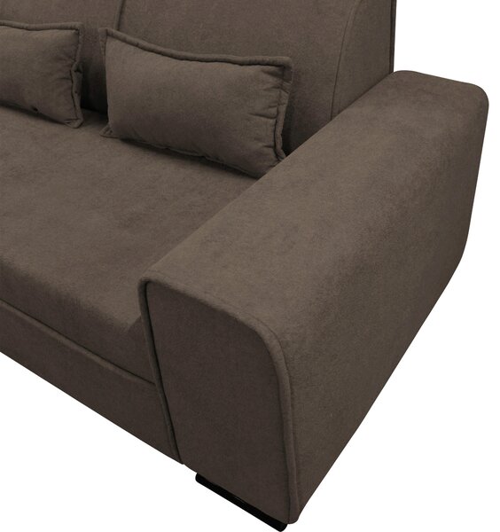 ROHOVÁ SEDAČKA, textil, hnedá MID.YOU - Sedačky, Online Only