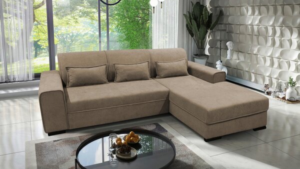 ROHOVÁ SEDAČKA, textil, taupe MID.YOU - Sedačky, Online Only