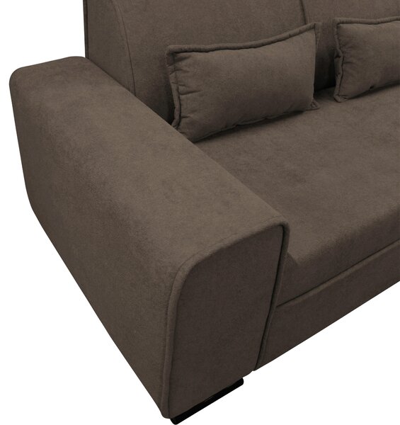 ROHOVÁ SEDAČKA, textil, hnedá MID.YOU - Sedačky, Online Only