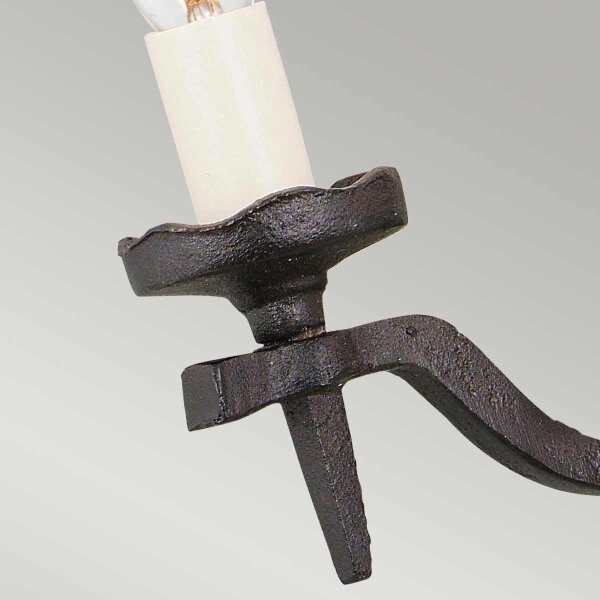 Elstead RY2B-BLACK - Nástenné svietidlo RECTORY 2xE14/60W/230V