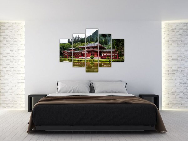 Obraz - Budhistický kláštor (150x105 cm)