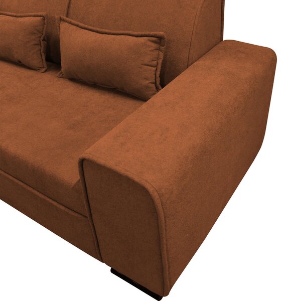 ROHOVÁ SEDAČKA, textil, hrdzavá MID.YOU - Sedačky, Online Only