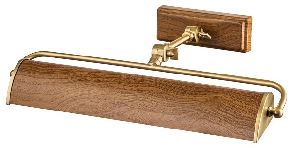 Elstead WINCHFIELD-PLM-AB-OAK - Obrazové svietidlo WINCHFIELD 2xE14/40W/230V dub