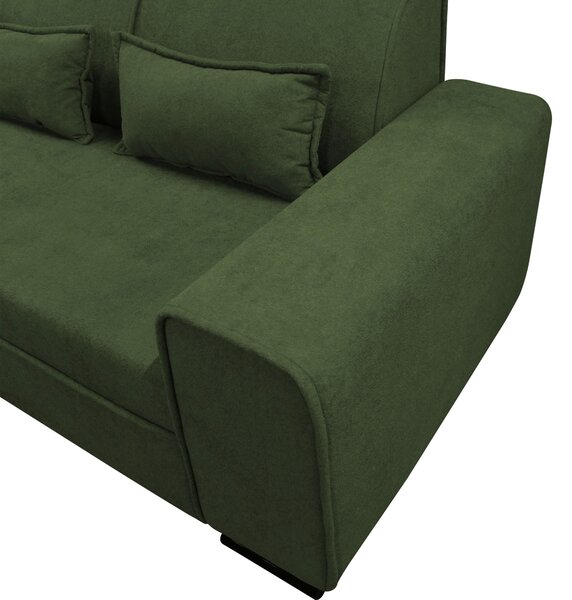 ROHOVÁ SEDAČKA, textil, zelená MID.YOU - Sedačky, Online Only