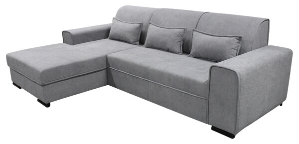 ROHOVÁ SEDAČKA, textil, sivá MID.YOU - Sedačky, Online Only
