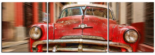 Obraz na plátne - Klasické americké auto - panoráma 5123C (90x30 cm)