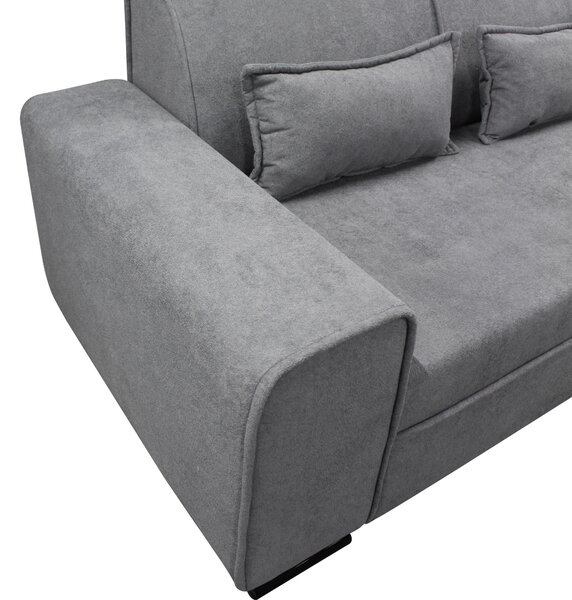 ROHOVÁ SEDAČKA, textil, sivá MID.YOU - Sedačky, Online Only