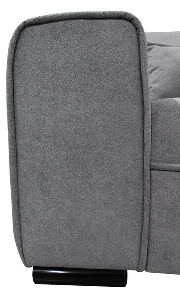 ROHOVÁ SEDAČKA, textil, sivá MID.YOU - Sedačky, Online Only