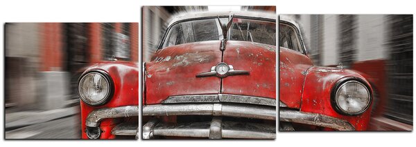 Obraz na plátne - Klasické americké auto - panoráma 5123FD (90x30 cm)