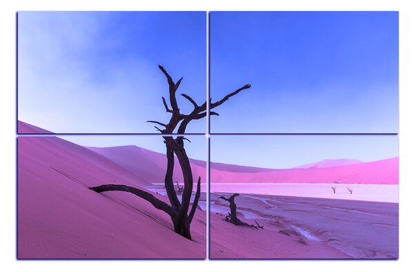 Obraz na plátne - Mŕtvy strom v dunach 1130FE (90x60 cm)