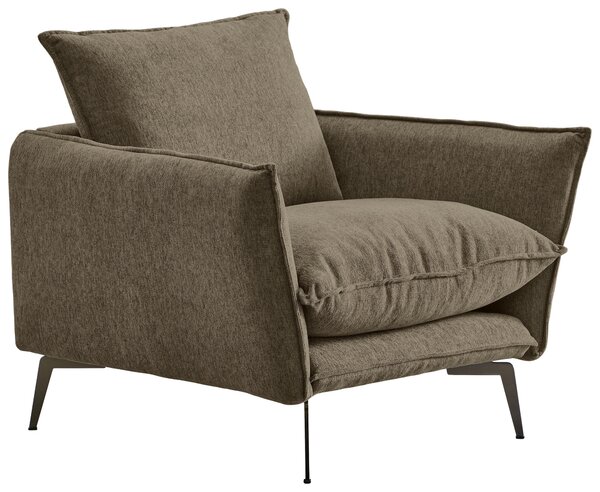 KRESLO, textil, hnedá Livetastic - Online Only obývacie izby, Online Only