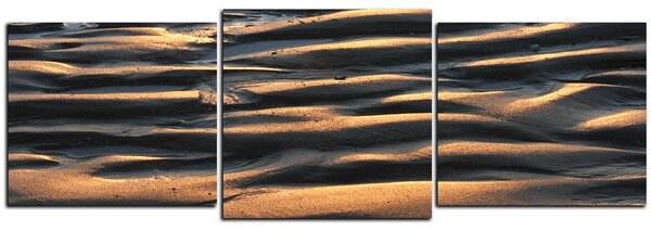 Obraz na plátne - Piesok s textúrou - panoráma 5128D (90x30 cm)