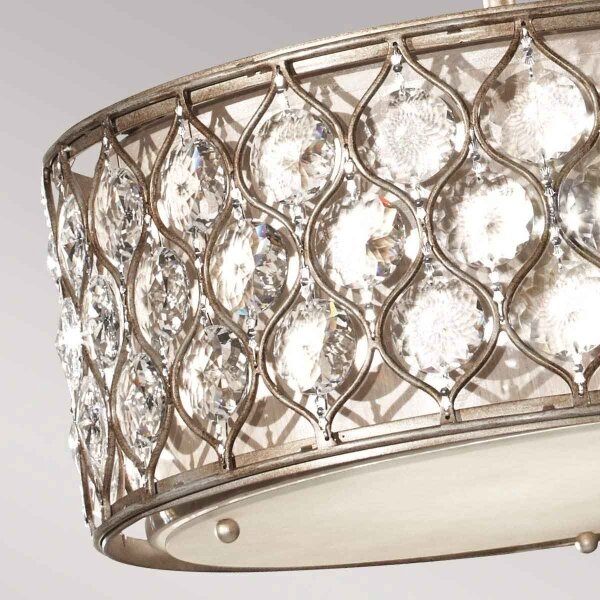 Feiss FE-LUCIA-B - Luster na tyči LUCIA 3xE27/60W/230V