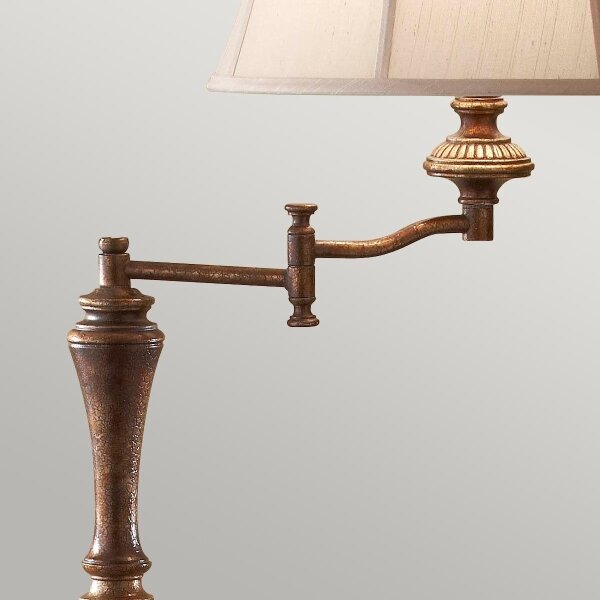 Feiss FE-GIBSON-SWFL - Stojacia lampa GIBSON 1xE27/60W/230V