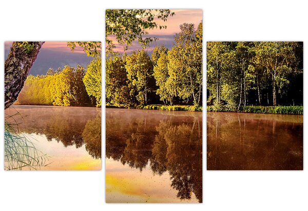 Obraz - Za riekou (90x60 cm)