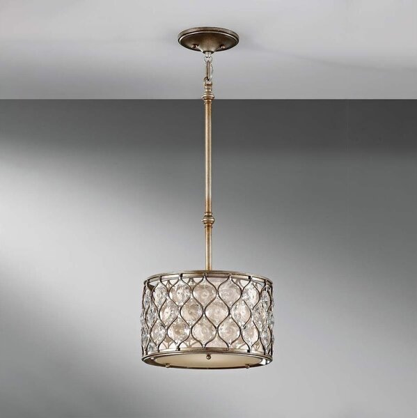 Feiss FE-LUCIA-P-C - Luster na tyči LUCIA 1xE27/60W/230V