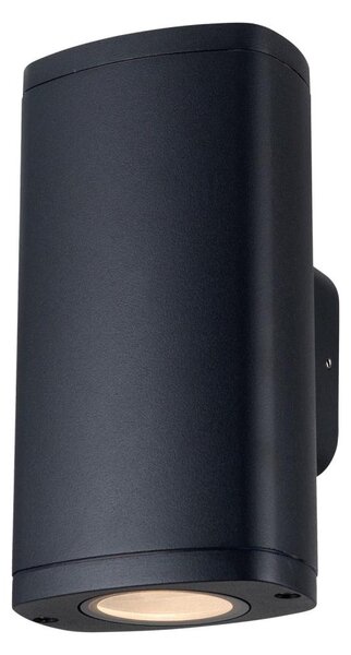 Kanlux 38882 - Vonkajšie nástenné svietidlo ZEVI 2xGU10/10W/230V IP54 čierna