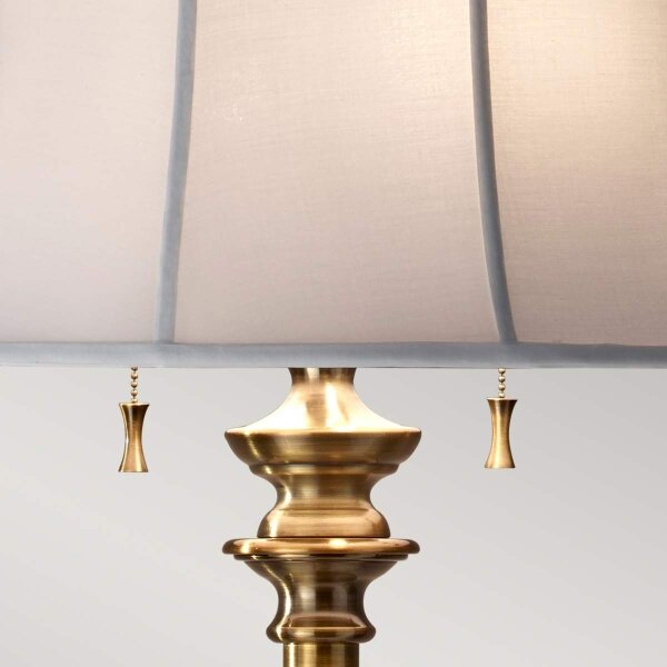 Feiss FE-STATEROOM-FL-BB - Stojacia lampa STATEROOM 2xE27/60W/230V mosadz