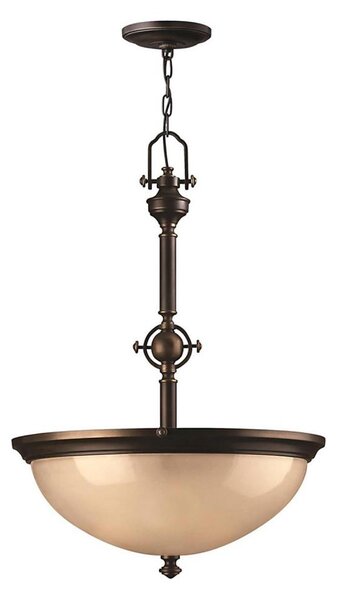 Hinkley HK-MAYFLOWER-P-C - Luster na reťazi MAYFLOWER 3xE27/60W/230V