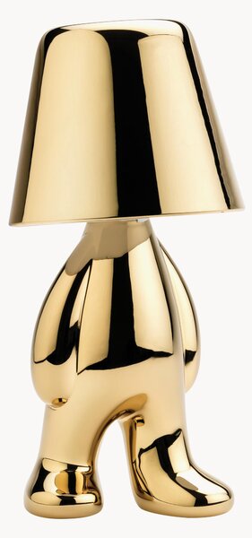 Prenosná malá stolová LED lampa Golden Brothers Tom, stmievateľná