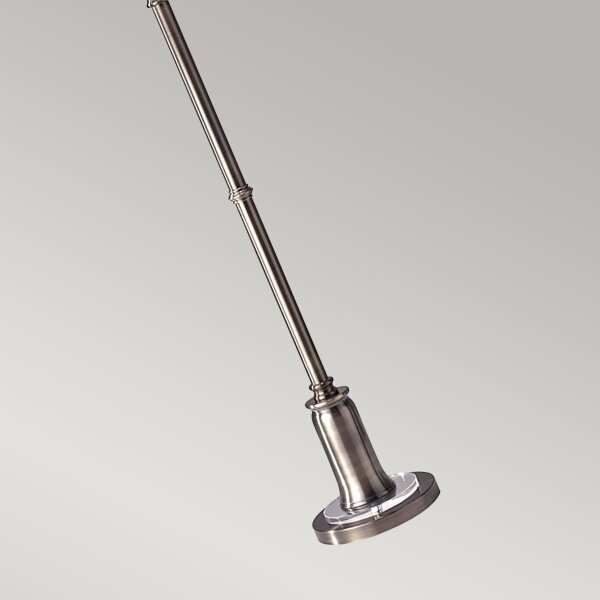 Feiss FE-STATEROOM-FL-AN - Stojacia lampa STATEROOM 2xE27/60W/230V strieborná