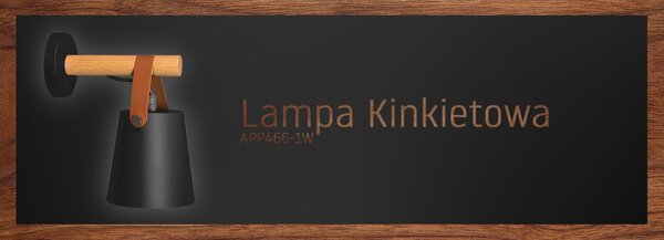 TooLight Nástenná lampa AMELIA čierna