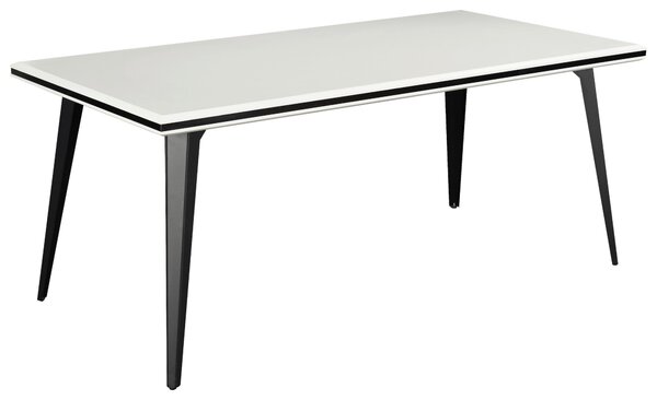 JEDÁLENSKÝ STÔL, čierna, biela, 180/90/76 cm MID.YOU - Online Only jedálne, Online Only