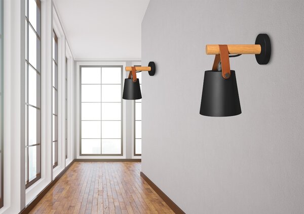 TooLight Nástenná lampa AMELIA čierna
