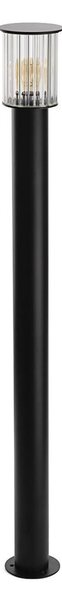 Argon 8750 - Vonkajšia lampa NORFOLK 1xE27/15W/230V IP44 124cm čierna