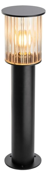 Argon 8749 - Vonkajšia lampa NORFOLK 1xE27/15W/230V IP44 52cm čierna