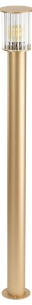Argon 8754 - Vonkajšia lampa NORFOLK 1xE27/15W/230V IP44 124cm zlatá
