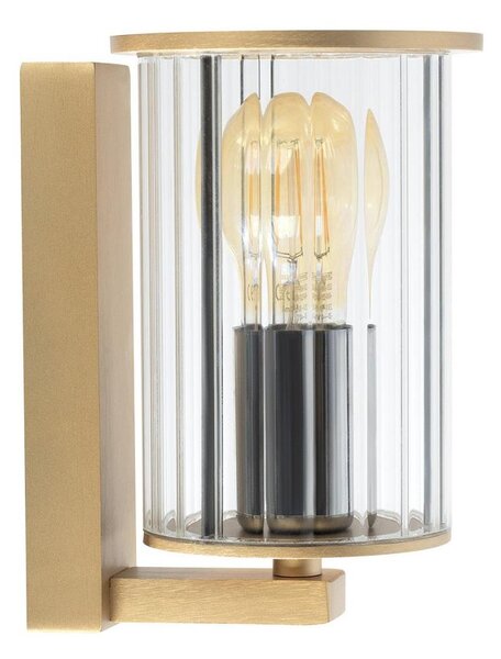 Argon 8752 - Vonkajšie nástenné svietidlo NORFOLK 1xE27/15W/230V IP44 zlatá
