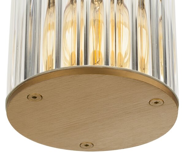 Argon 8774 - Vonkajšie stropné svietidlo NORFOLK 1xE27/15W/230V IP44 zlatá