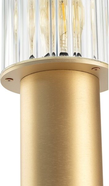 Argon 8753 - Vonkajšia lampa NORFOLK 1xE27/15W/230V IP44 52cm zlatá