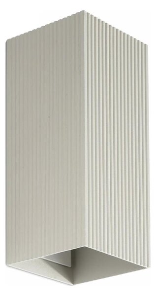 FARO 40567 - Nástenné svietidlo SOLE 2xGU10/8W/230V šedá vrúbkovaná hranatý