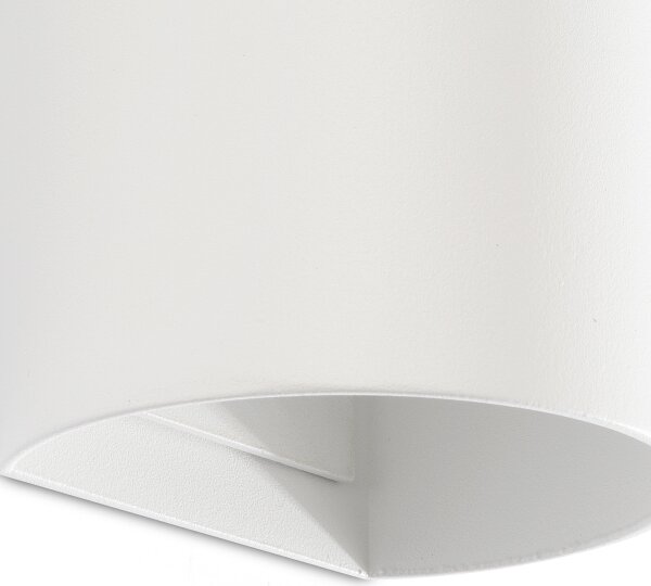 FARO 40538 - Nástenné svietidlo SOLE 2xGU10/8W/230V biela zaokrúhlený