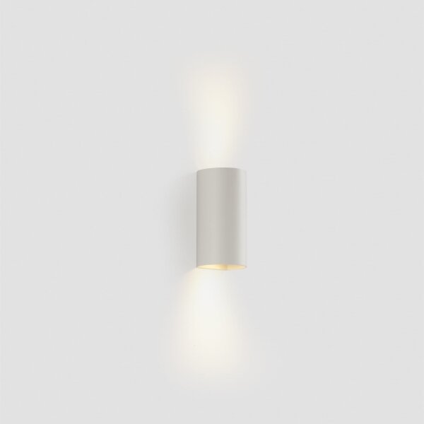 FARO 40538 - Nástenné svietidlo SOLE 2xGU10/8W/230V biela zaokrúhlený