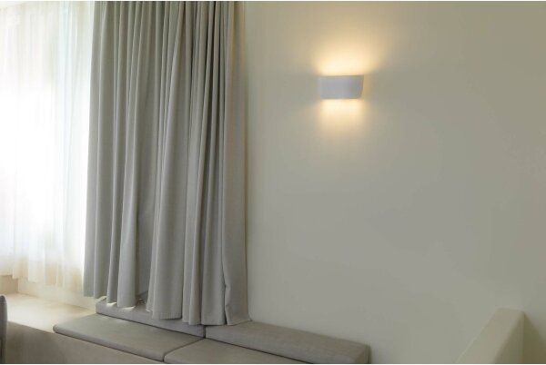 FARO 63430 - Nástenné svietidlo KAPPU 2xE14/7W/230V 16,8x30 cm biela