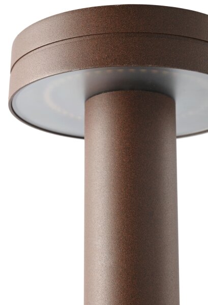 FARO 71949 - LED Vonkajšia lampa ESPOT LED/9W/230V IK07 IP65 60 cm hnedá