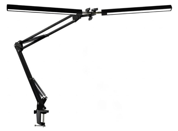 LED stolná lampa so svorkou 2xLED/10W/230V 2800-6800K