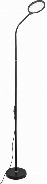 LED Stmievateľná stojacia lampa 2v1 LED/10W/230V 3000-4500-6500K čierna