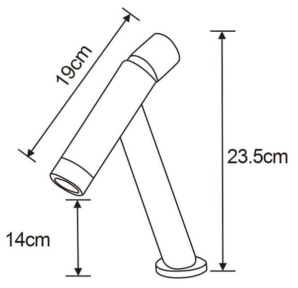 Mexen Astro umývadlová batéria, čierna, 746900-70