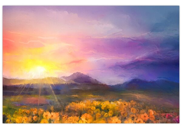 Obraz - Za svitania (90x60 cm)