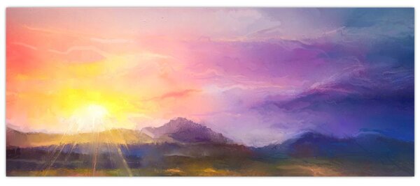 Obraz - Za svitania (120x50 cm)
